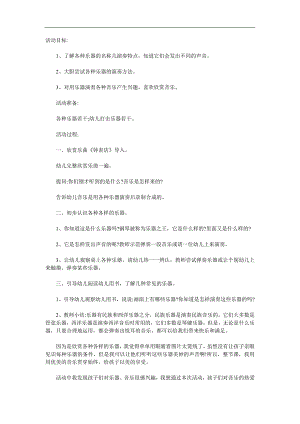 大班社会《各种各样的乐器》PPT课件教案参考教案.docx