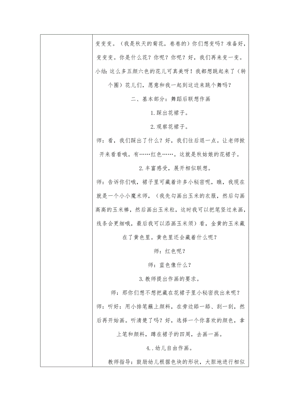 大班绘画《姑娘的花裙子》PPT课件教案大班绘画《姑娘的花裙子》教学设计.doc_第3页