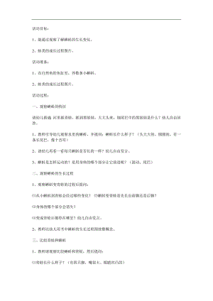 大班科学《小蝌蚪变青蛙》PPT课件教案参考教案.docx