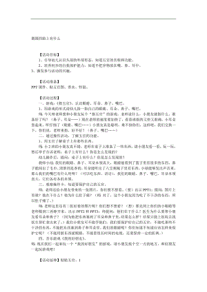 小班健康《圆圆的脸上有什么》PPT课件教案参考教案.docx