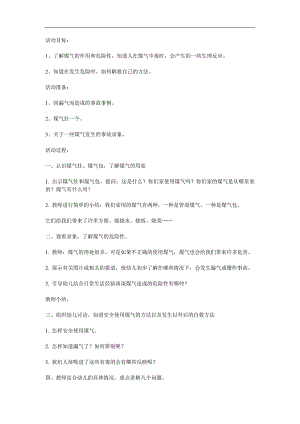 大班《煤气与安全》PPT课件教案视频参考教案.docx