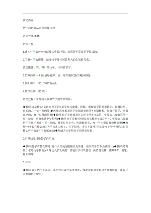 中班科学《竹子和竹制品》PPT课件教案参考教案.docx