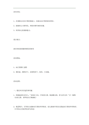 大班美术公开课《向日葵》PPT课件教案参考教案.docx