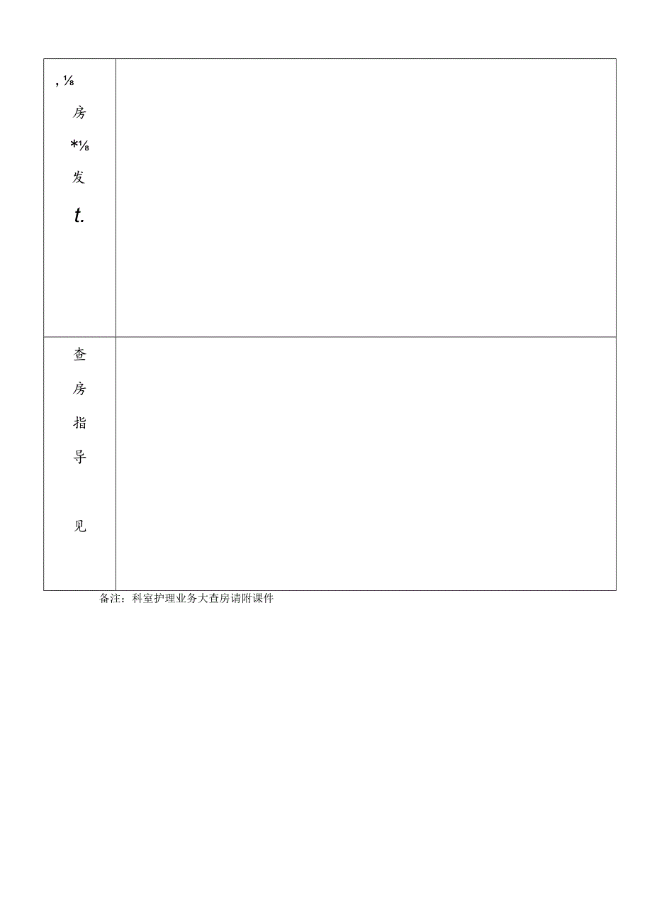 护理业务查房记录表.docx_第3页