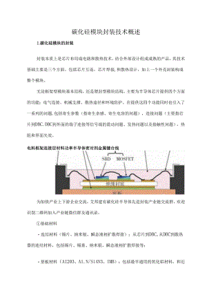 碳化硅模块封装技术概述.docx