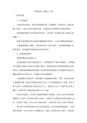 智能建筑工程施工方案.docx