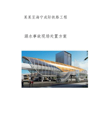 溺水事故现场处置方案范文.docx