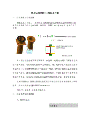 地上结构混凝土工程施工方案.docx