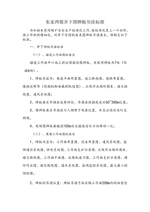 井下牌板吊挂标准及及要求.docx