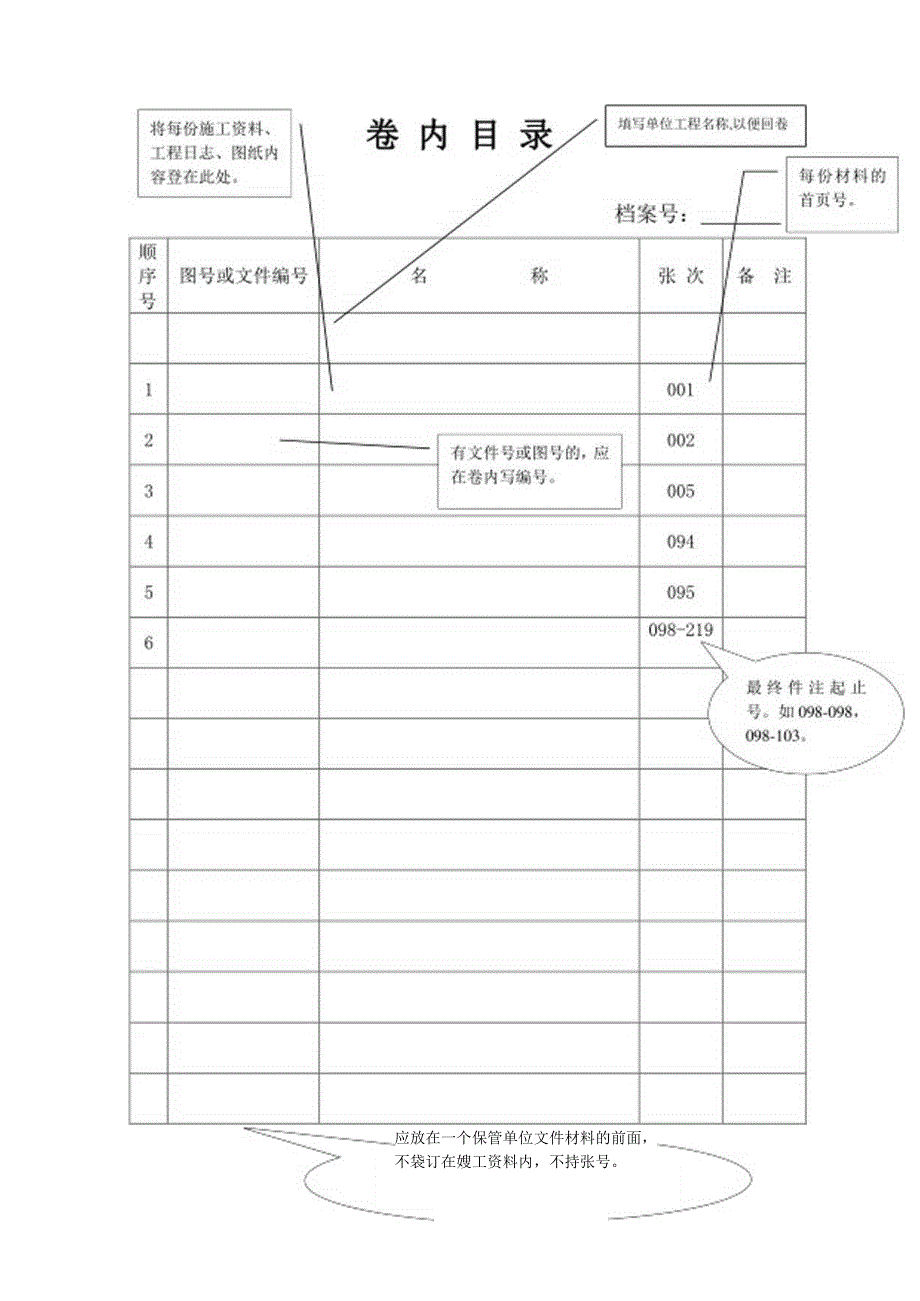 卷内目录标准表1.docx_第1页