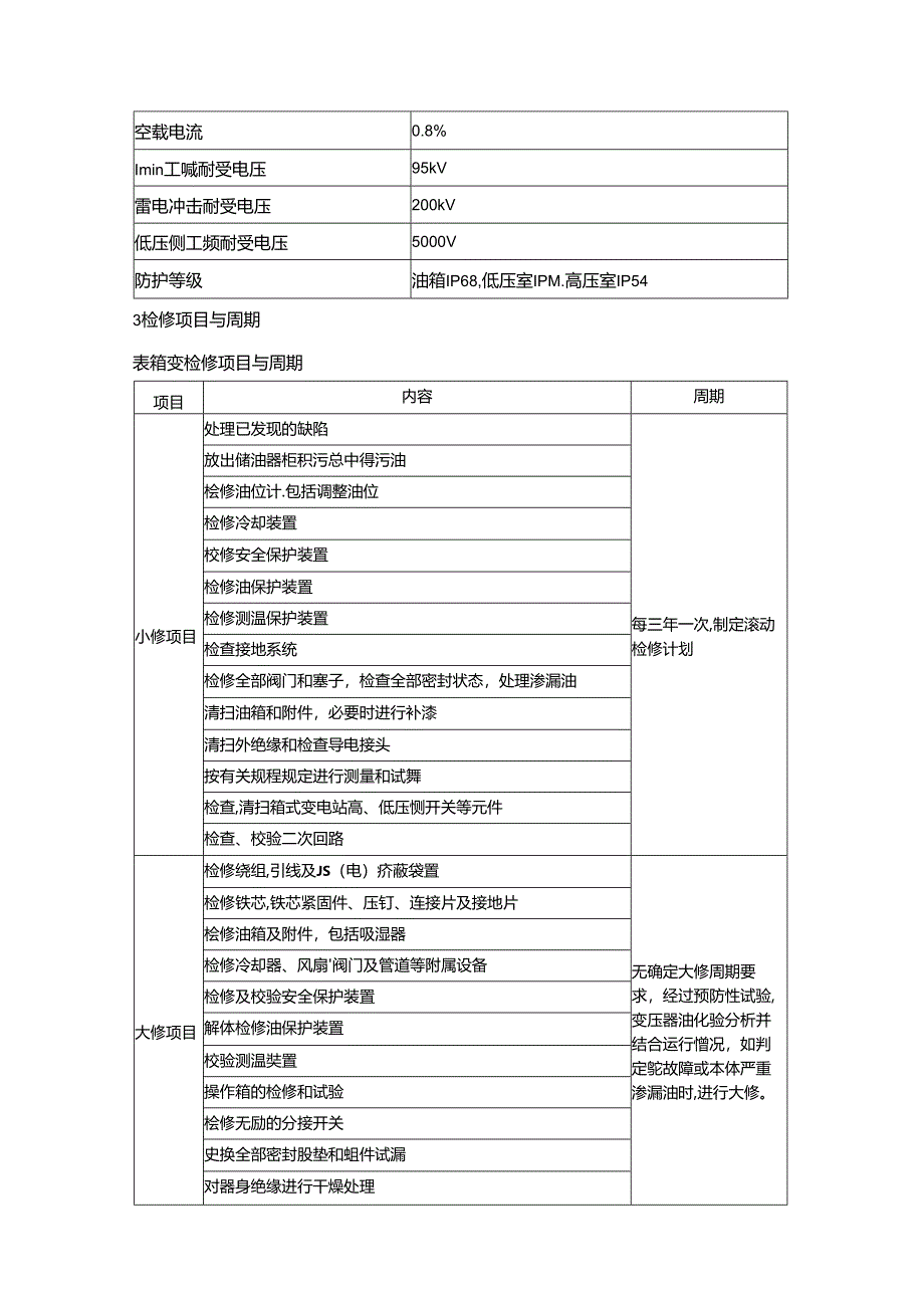 箱式变电站及站用变压器检修维护规程.docx_第3页