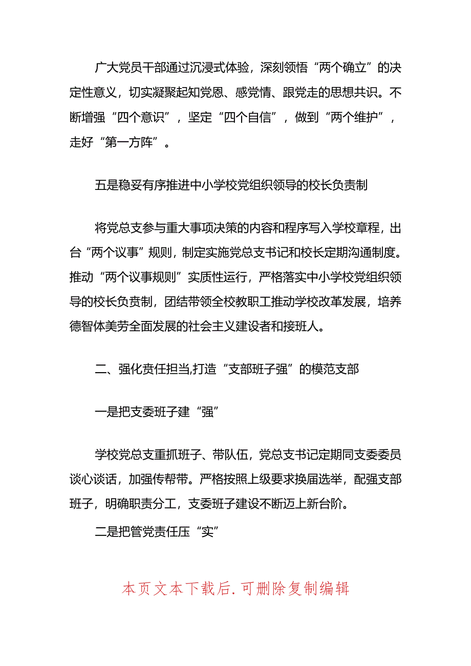 2024学校党建工作总结（最新版）.docx_第3页