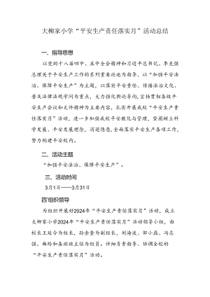 2024年学校安全生产责任落实月活动总结.docx