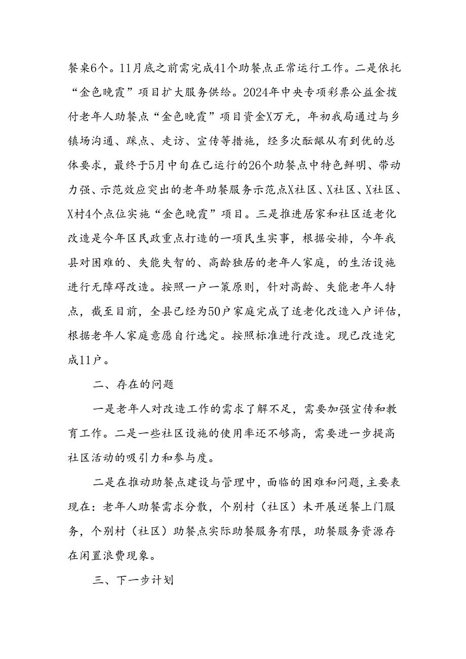 X县养老服务工作进展情况汇报材料.docx_第2页