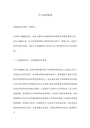 个人述职报告.docx