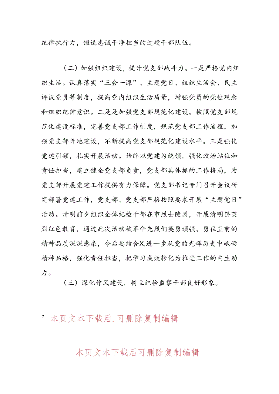 2024党支部党建工作总结及工作计划（精选）.docx_第2页