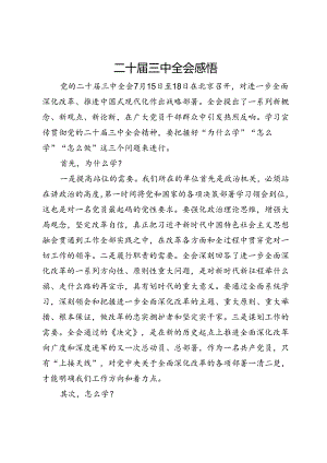 二十届三中全会感悟.docx