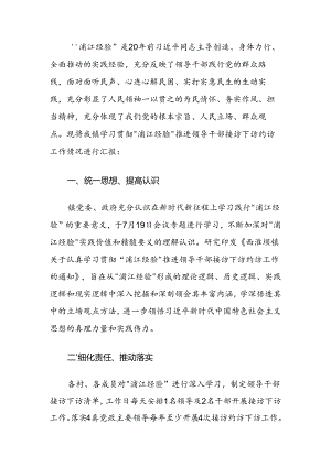 领导干部接访下访约访工作情况的报告.docx