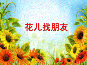 中班科学《花儿找朋友》PPT课件教案.pptx