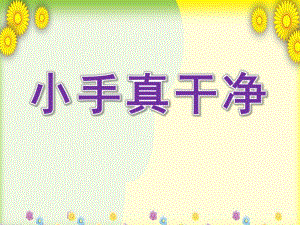 中班健康《小手真干净》PPT课件教案微课件.pptx