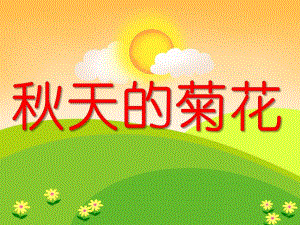 中班《天的菊花》PPT课件教案ppt课件.pptx