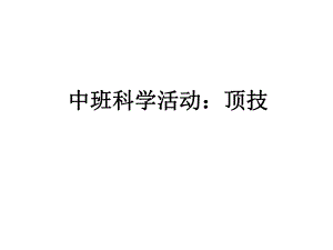 中班科学《顶技》中班科学《顶技》课件.pptx
