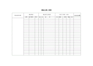 搬运工具一览表范本.docx