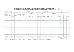 2021年春季学前教育机构基本情况(一）.docx