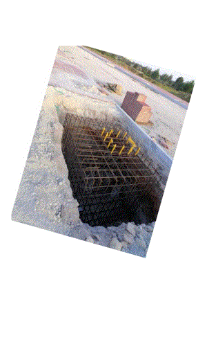 道路指示牌基础施工图片.docx