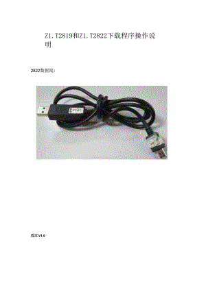 ZLT2822下载程序操作说明V1.0.docx