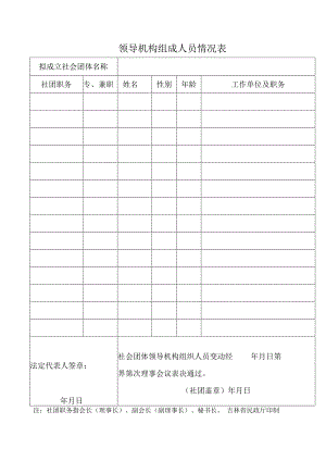 4、社会团体领导机构组成人员情况表.docx