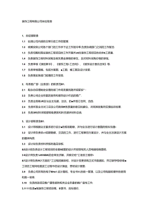 装饰工程有限公司岗位职责(全体范文).docx