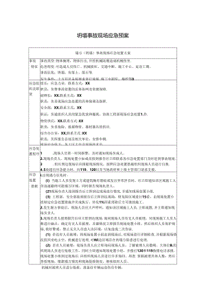坍塌事故现场应急预案.docx