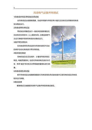 风场电气设备并网调试.docx