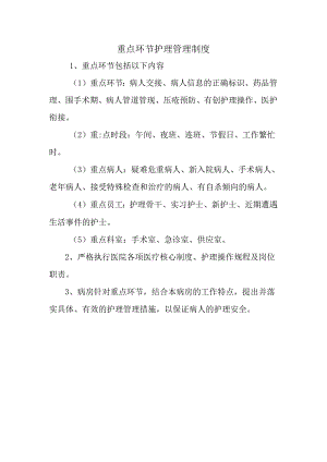 重点环节护理管理制度.docx