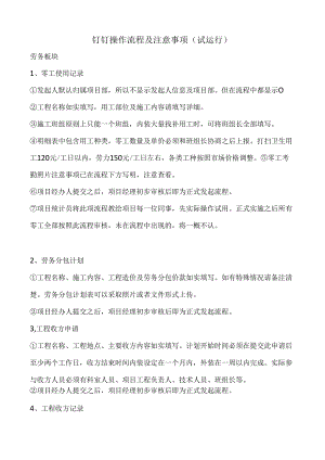 钉钉操作流程及注意事项（试运行）.docx