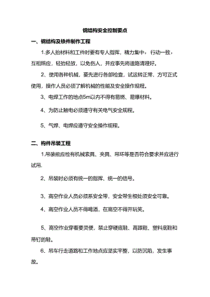 钢结构安全控制要点.docx