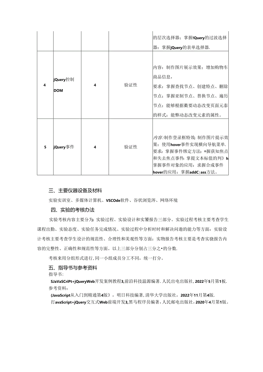 《交互式Web开发》实验教学大纲.docx_第3页