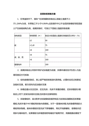 支撑体系拆除方案.docx