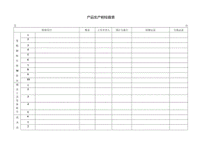 产品生产前检查表范本.docx