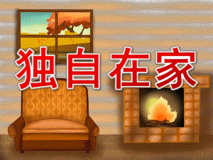 大班安全《独自在家》PPT课件教案独自在家PPT.pptx