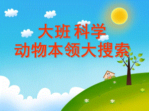 大班科学《动物本领大》PPT课件教案大班-动物本领大搜索.pptx