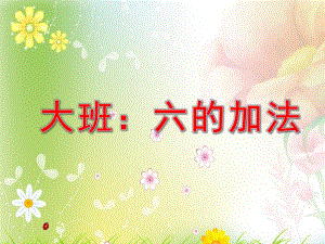 大班数学《六的加法》PPT课件大班6的加法运算.pptx