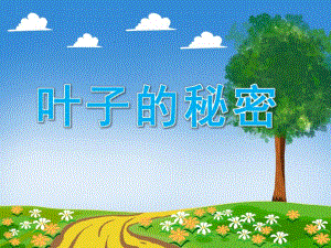 小班主题《叶子的秘密》PPT课件教案PPT课件.pptx