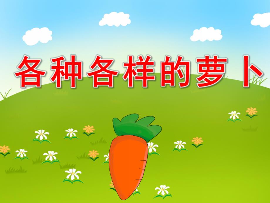 各种各样的萝卜PPT课件教案图片PPT课件.pptx_第1页