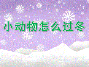 大班科学《小动物怎么过冬》PPT课件教案PPT课件.pptx