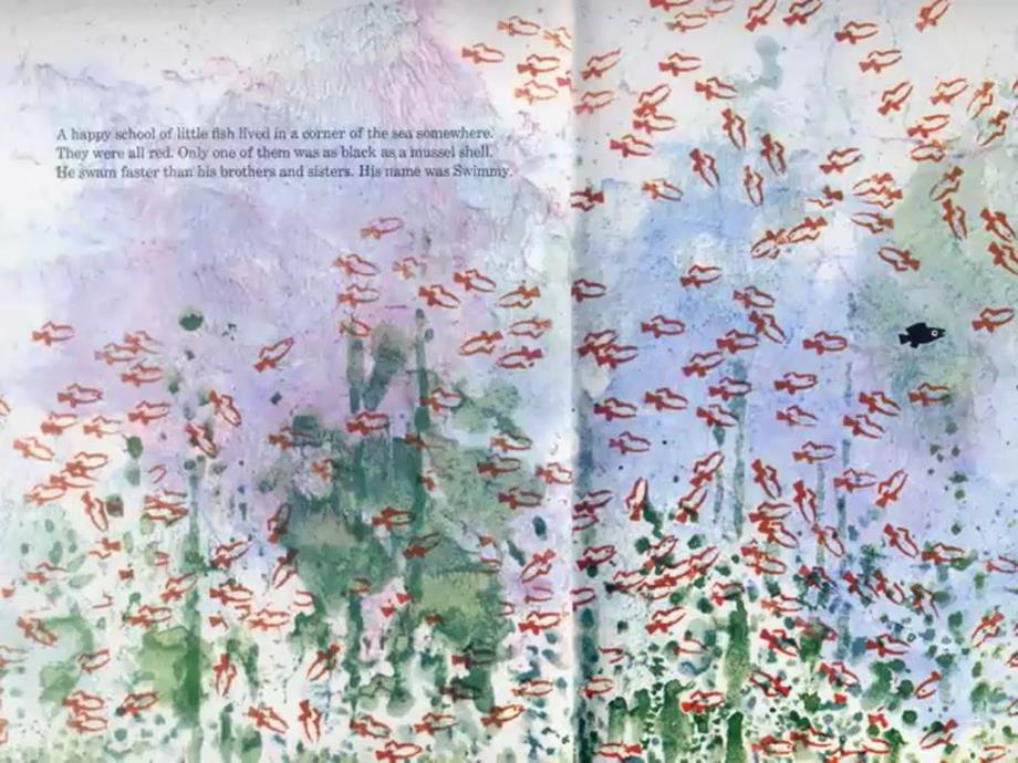 中班语言《小黑鱼》PPT课件教案中班语言《小黑鱼》课件.pptx_第3页