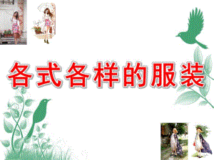 各种各样的服装PPT课件教案图片各式各样的服装.pptx