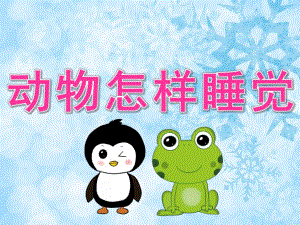 大班科学《动物怎样睡觉》PPT课件教案PPT课件.pptx