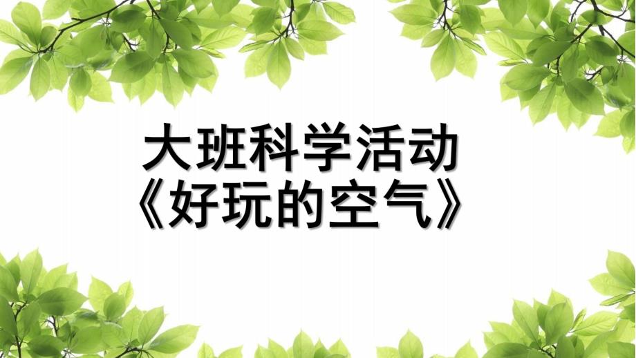 大班科学《好玩的空气》PPT课件教案微课件.pptx_第1页